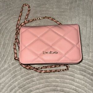 BEBE pink crossbody purse
